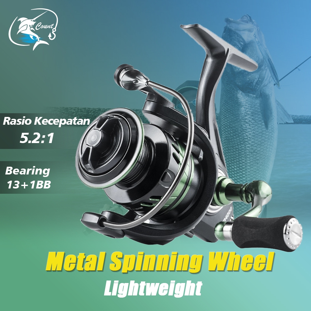 Jual Reel Pancing Murah Kuat FD2000 - 7000 / Penggulung Senar Pancing ...