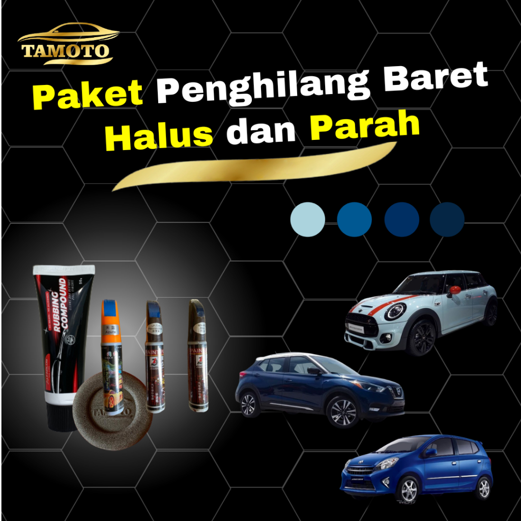 Jual Kompon Spidol baret Biru obat penghilang baret lecet bodi mobil ...