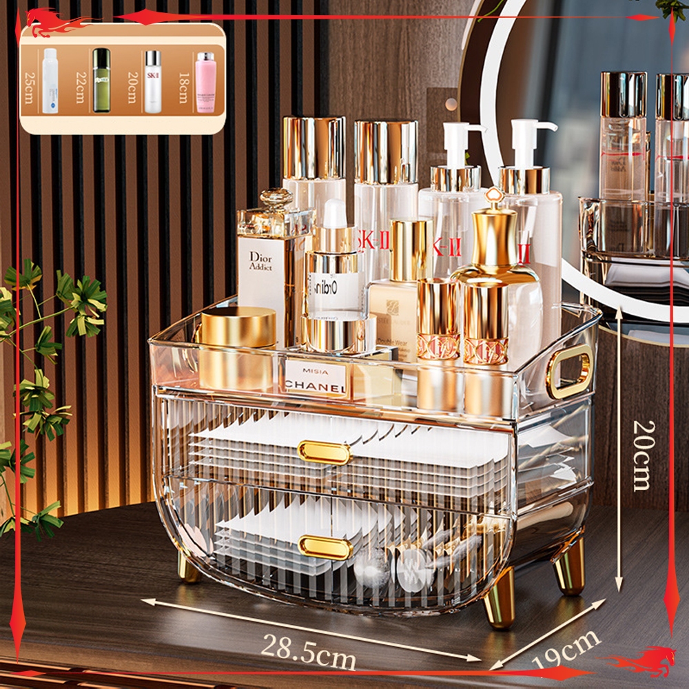 Jual Rak Kosmetik dengan Laci Mewah Tempat Penyimpanan Makeup ...