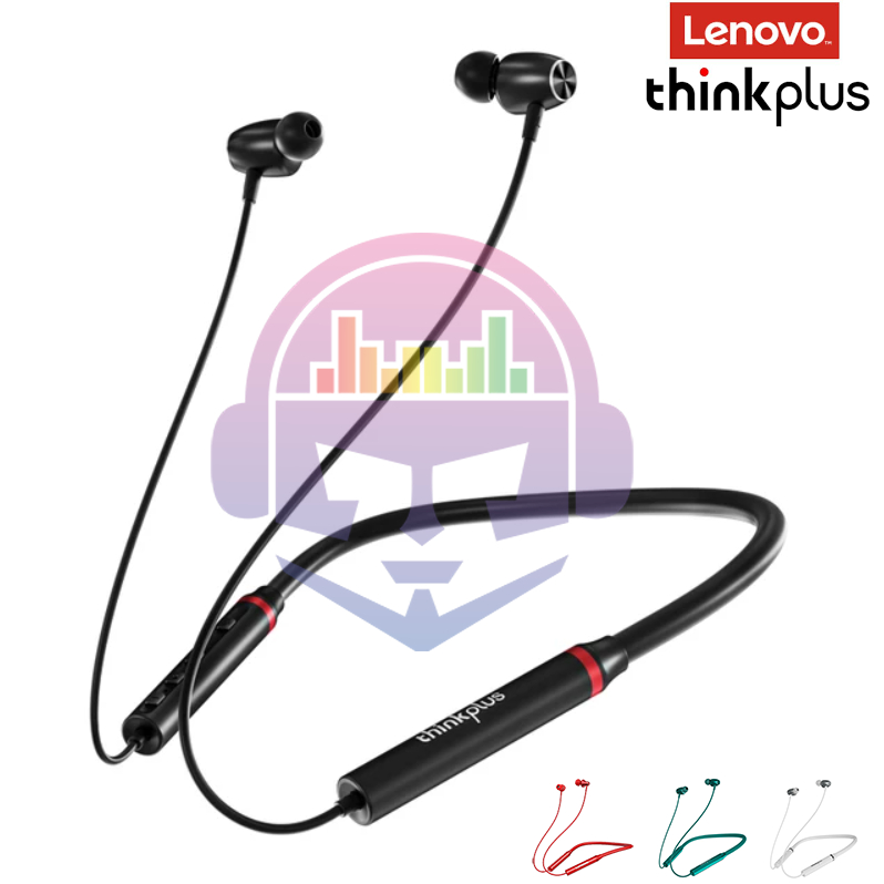 Jual LENOVO thinkplus wireless neckband bluetooth headset durasi