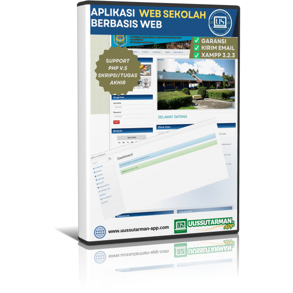 Aplikasi website sekolah dinamis berbasis web php 5/xampp/3.2.3/support/hosting