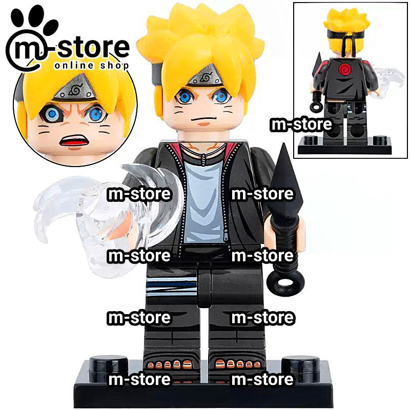 Jual brick naruto boruto uzumaki mini toy figure | Shopee Indonesia