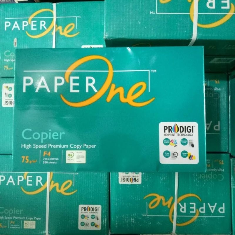 Jual 1 Dus Kertas Hvs F4 75gr Paper One Kertas 1 Dus Shopee