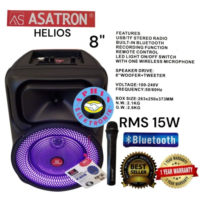 Jual Speaker Asatron Helios Inch Speaker Portable Inch Speaker