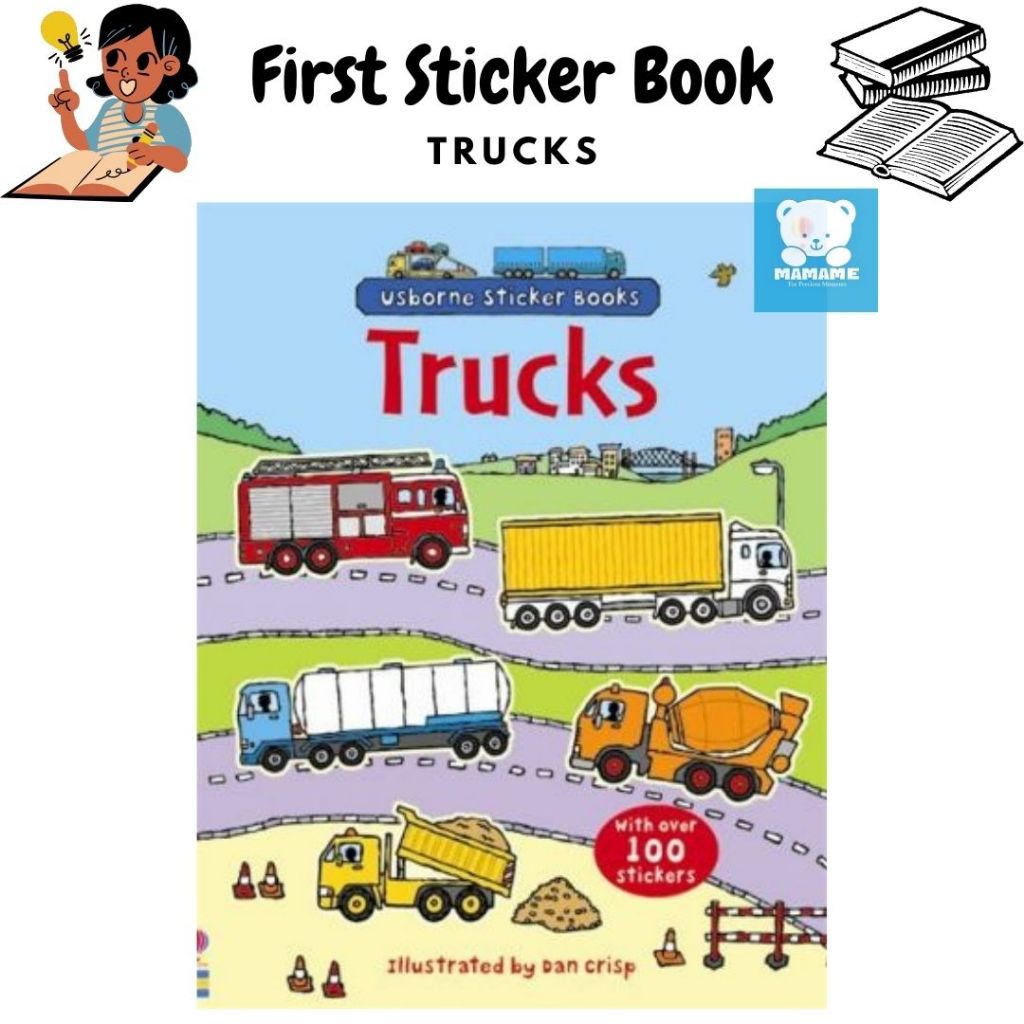 Jual [MAMAME]First Sticker Book // Buku Stiker Dan Bacaan Anak-anak ...