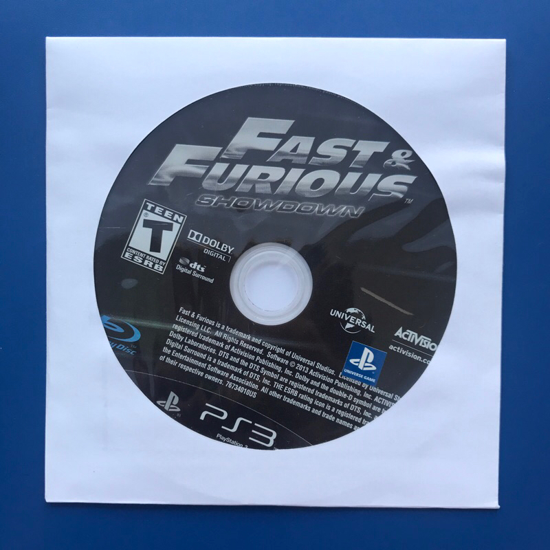 Jual Fast & Furious Showdown PS3 kaset bd game cd ps 3 and | Shopee ...