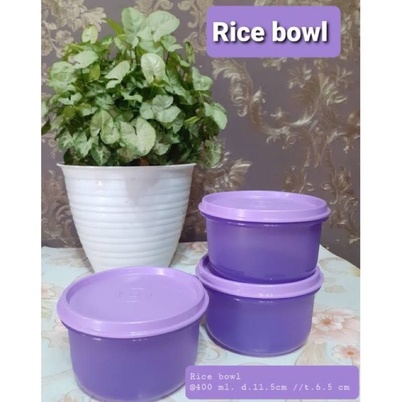 Jual Tupperware rice bowl 400 ml (1pc) | Shopee Indonesia