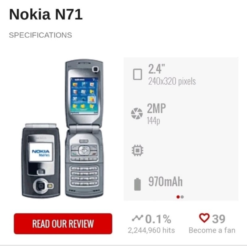 Jual NOKIA N71 HP JADUL HP LEGENDARIS HP MEWAH DI JAMANYA 100% ORIGINAL ...