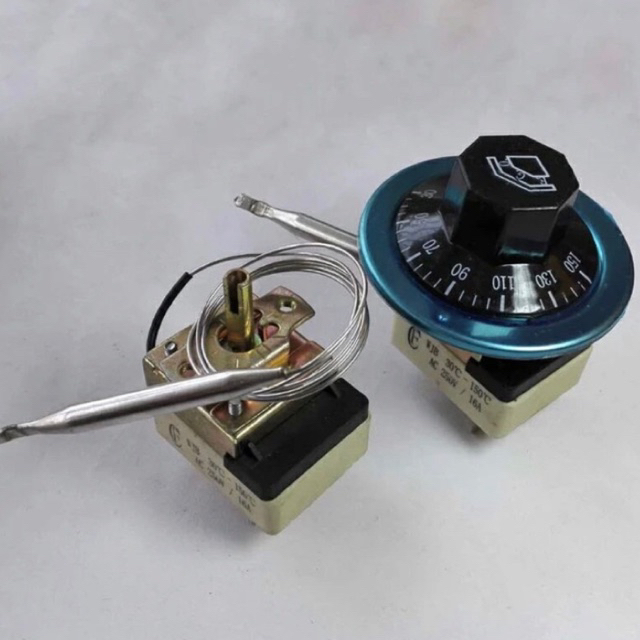 Jual Mechanical Thermostat Ceramic Base Temperature Switch - 30-150C ...