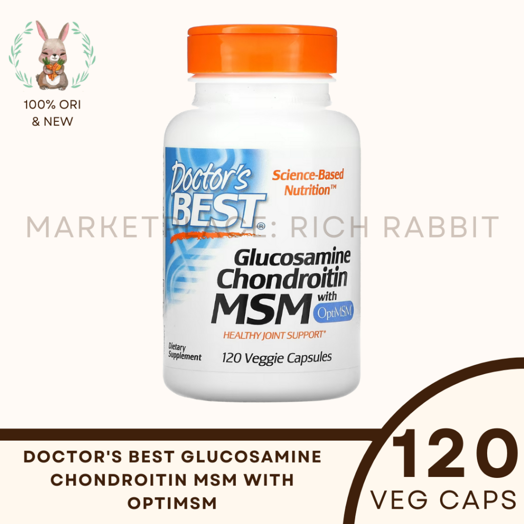 Jual Doctor's Best Doctor Glucosamine Chondroitin MSM 120 / 240 ...