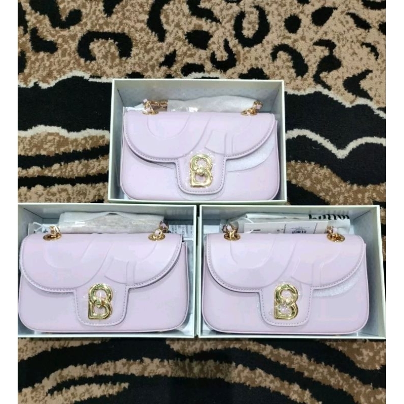 Jual Tas Alma Buttonscarves ukuran Small warna lilac kepink New lengkap ...