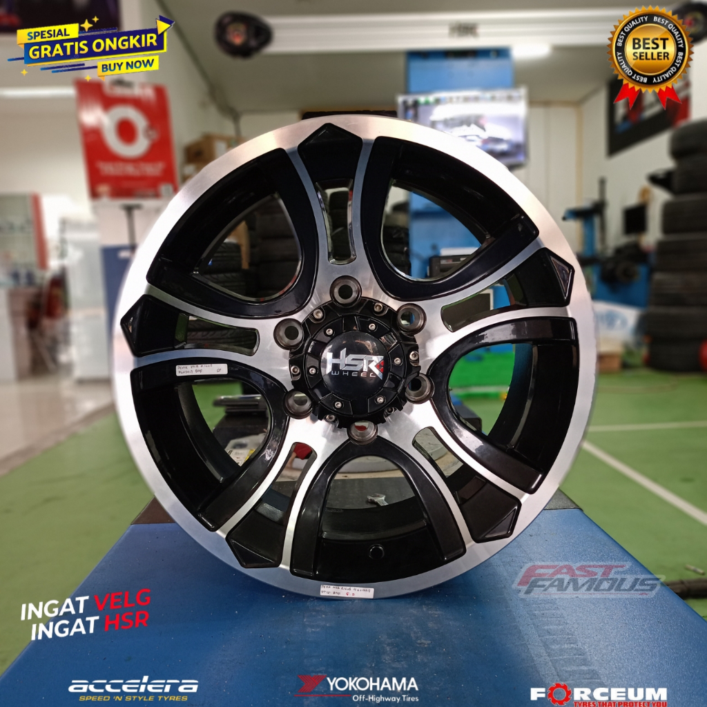 Jual velg mobil r16 baut 6x139,7 semi offroad merk hsr type peak bisa ...