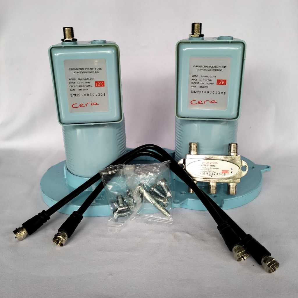Jual LNB MATRIX SET 1TV 2 SATELITE 1 RECEIVER | Shopee Indonesia