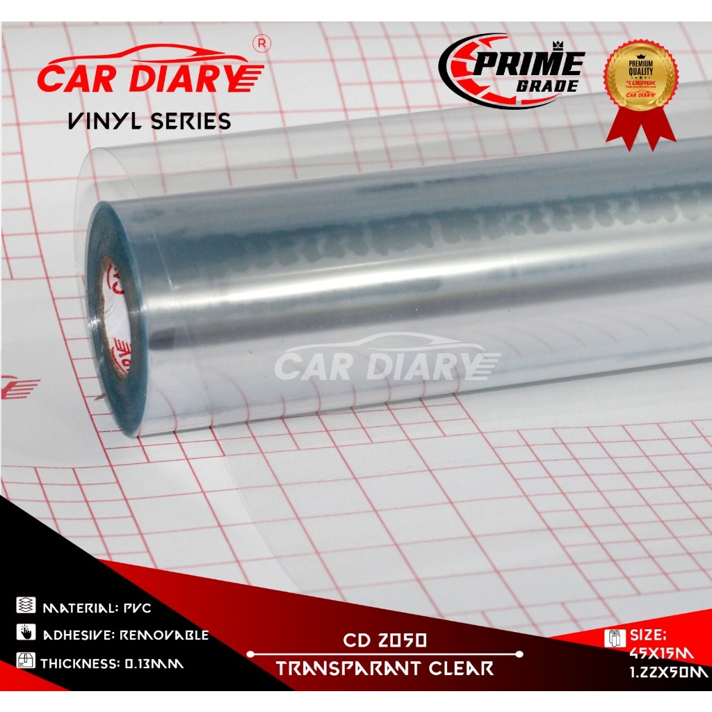 Jual STIKER DEREK VINYL TRANSPARANT / VINIL CAR DIARY / STICKER CUTTING ...