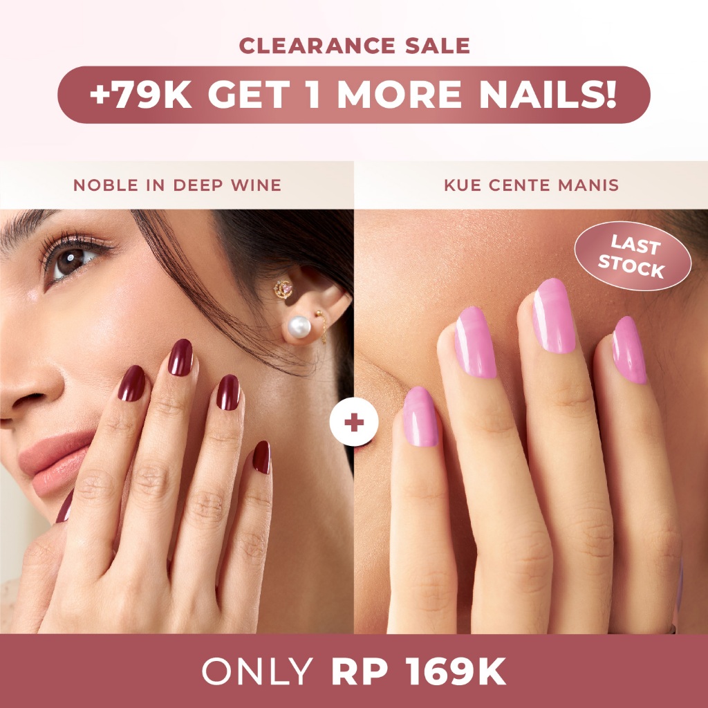Jual Noble in Deep Wine Eze Nails x Stefany Talita Spot On Manicure