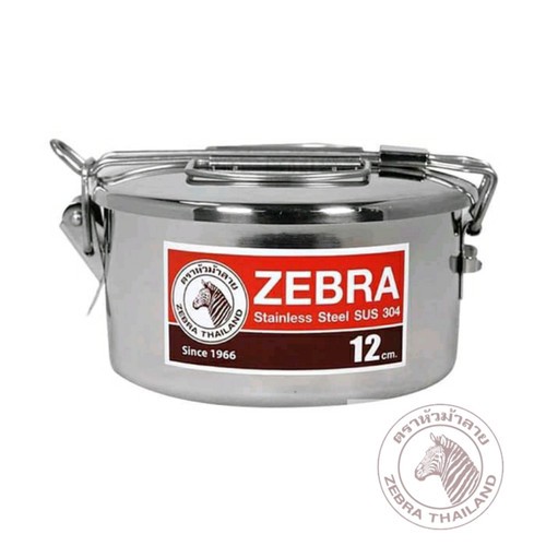 Jual Rantang Tunggal Bulat Stainless / Rantang Zebra Stenlis / Rantang ...