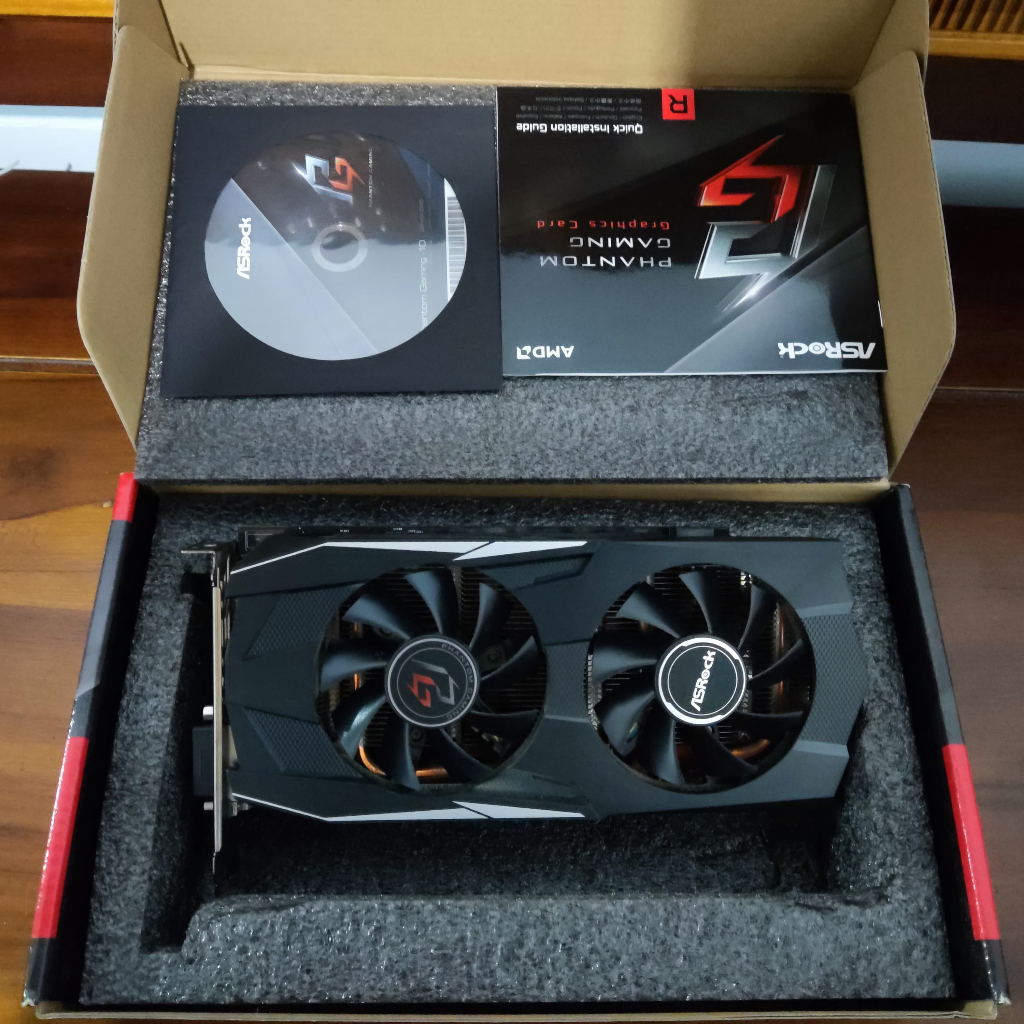 Jual Vga Asrock Amd Rx 570 4gb Phantom Gaming Bekas Shopee Indonesia