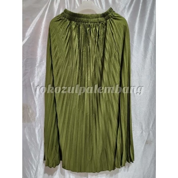 Rok Plisket Premium Bahan Tebal Bahan Jersey Tidak Menerawang