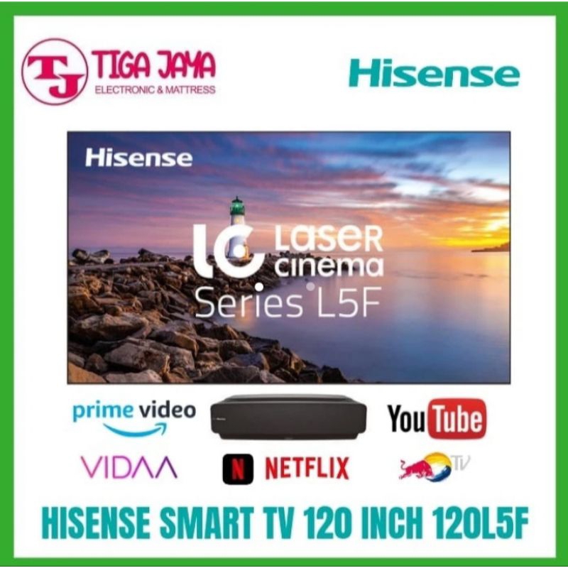 Jual HISENSE 120L5F LED TV LASER 120 INCH 4K HDR SMART TV 120L5F ...