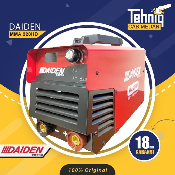 Jual Mesin Las Listrik / Trafo Las DAIDEN MMA 220HD Heavy Duty Inverter ...