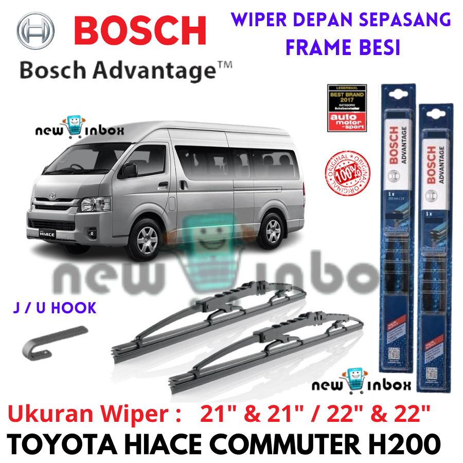Jual Wiper Depan Mobil TOYOTA HIACE COMMUTER H200 2004-On Sepasang ...