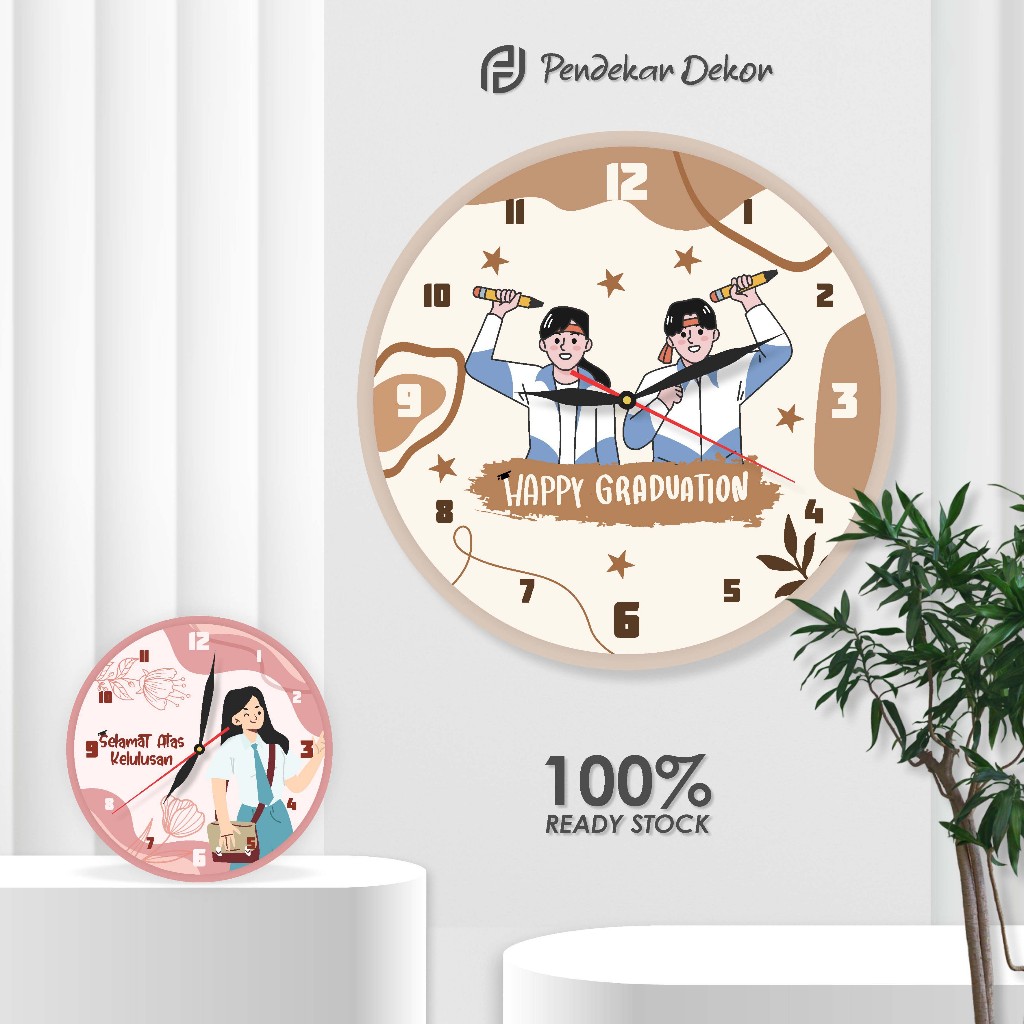 Jual JAM DINDING UNIK- JAM DINDING WISUDA - JAM DINDING GRADUATION ...