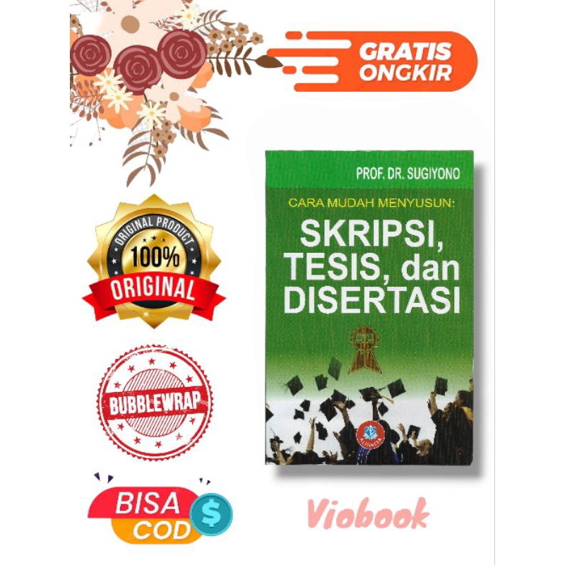 Jual Cara Mudah Menyusun Tesis D N Disertasi Prof Dr Sugiyono Buku