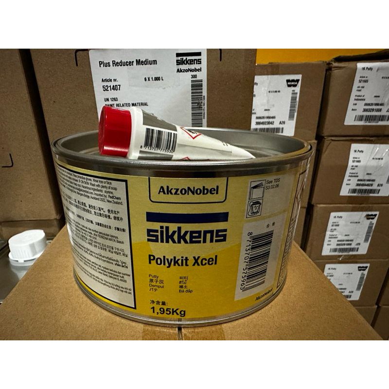 Jual dempul mobil sikkens polykit xcel 1,95kg | Shopee Indonesia