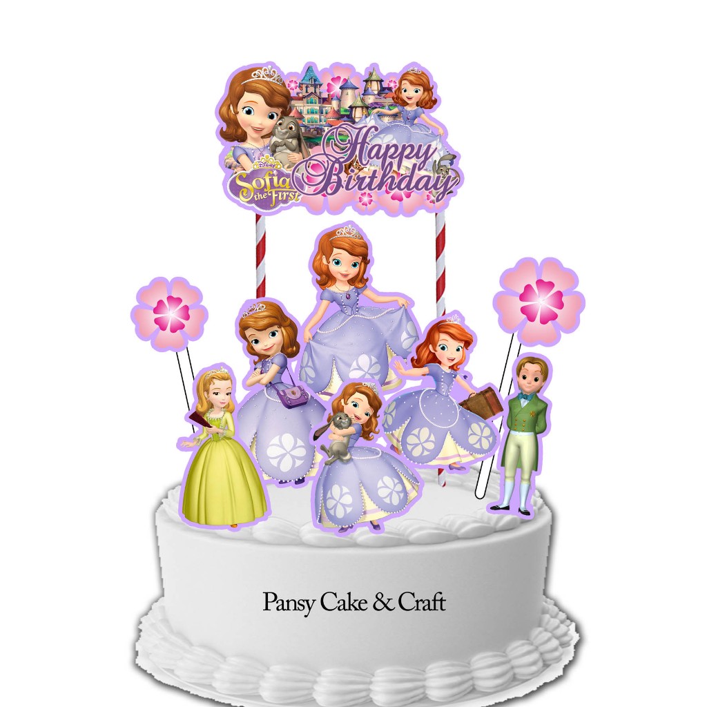 Jual Cake topper Princess Sofia the First Big EKONOMIS | Shopee Indonesia