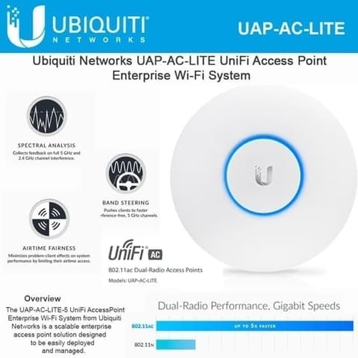 Jual Ubiquiti,Unifi AP AC Lite, UAP-AC-LITE | Shopee Indonesia