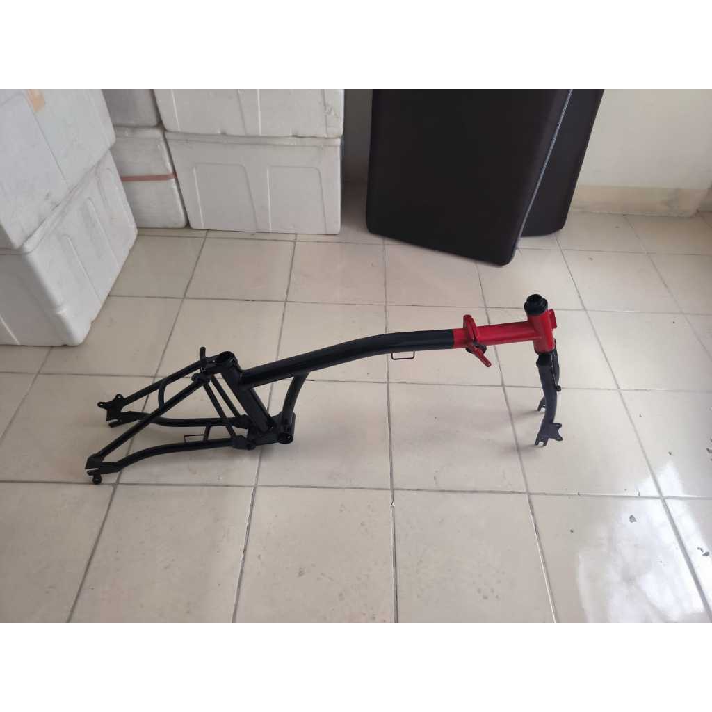 Jual Frame Sepeda Lipat 16 inch Rangka Seli Frame Folding Bike Bahan ...