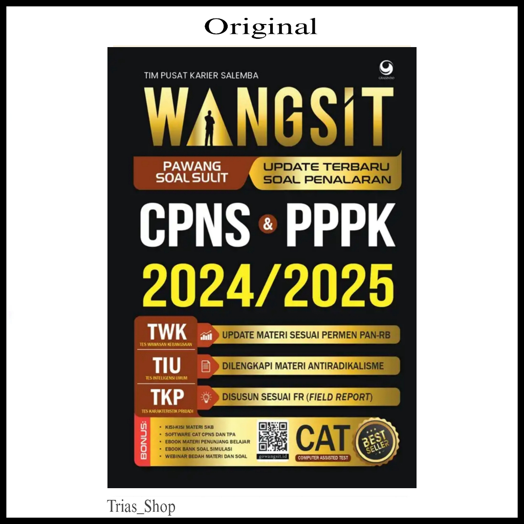 Jual Buku Wangsit Pawang Soal Sulit HOTS CAT CPNS & PPPK 2023 / 2024 ...