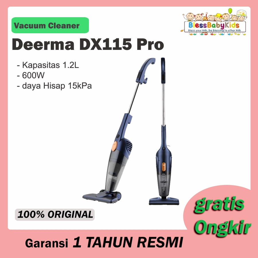 Jual Deerma DX115 Pro Portable Handled Vacuum Cleaner 2in1 daya hisap ...