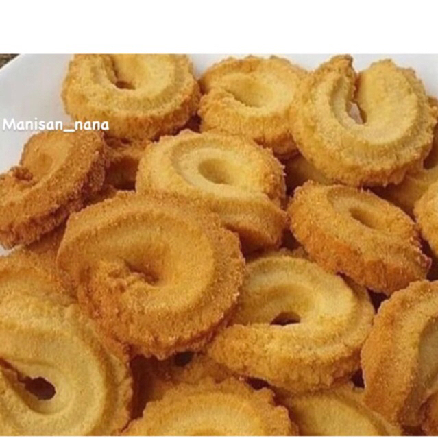 Jual MONDE BUTTER COKIES / VANILA RINGS (500gram) | Shopee Indonesia