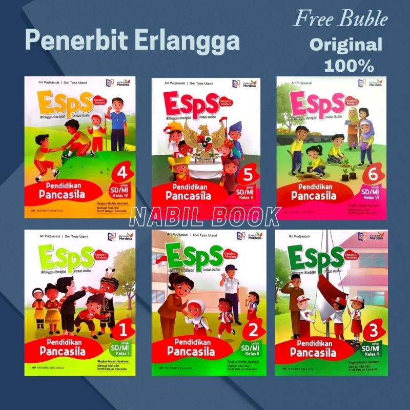 Jual Esps Pancasila Revisi Kelas 1 2 3 4 5 6 Kurikulum Merdeka Penerbit ...