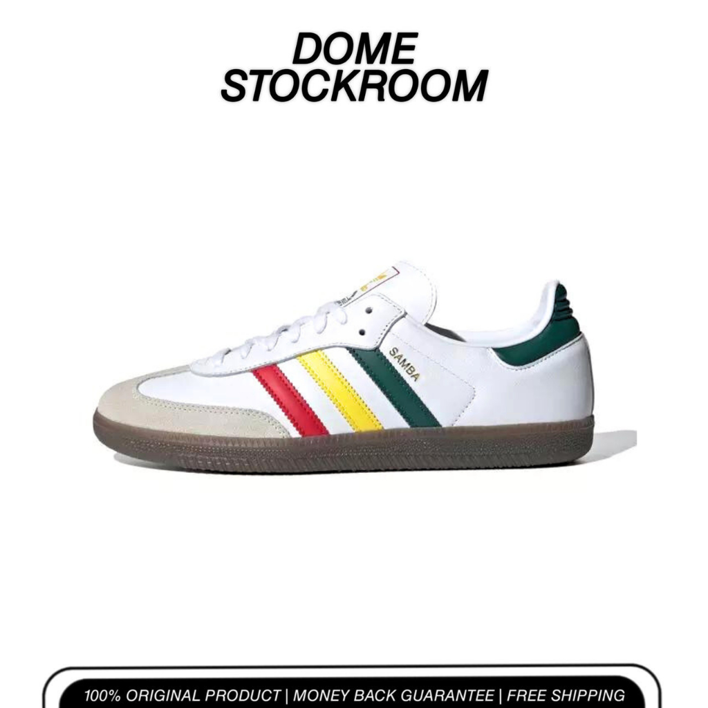 Jual ADIDAS SAMBA RED GREEN YELLOW WHITE BNIB 100% ORIGINAL | Shopee ...