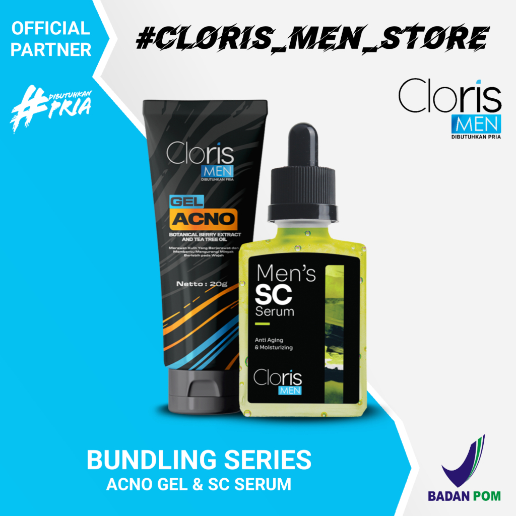 Jual CLORISMEN Cloris Men Soap Paket Lengkap Acne Series Brightening ...