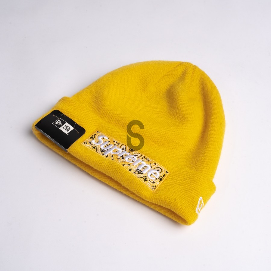 帽子 Supreme Bandana Big Logo Beanie Khaki Supreme Bandana Big Logo Beanie 