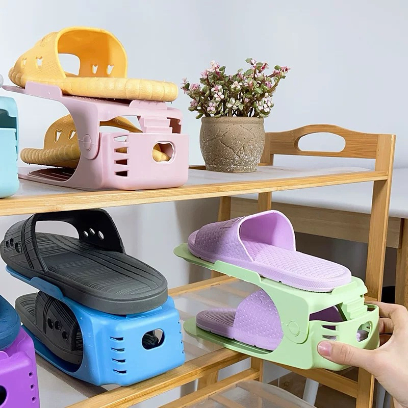 Jual Rak Kotak Sepatu Sendal Hemat Tempat Rapi Simple Plastik | Shopee ...