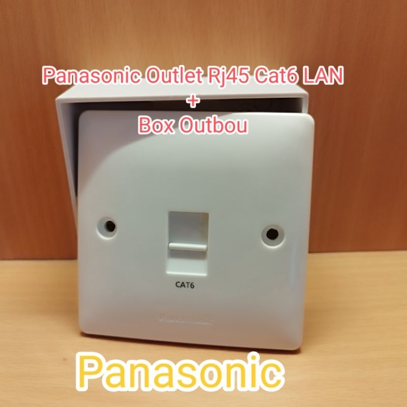 Jual Face plate Outlet Panasonic Rj45 Cat6 | Shopee Indonesia