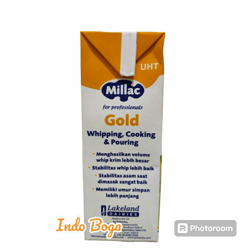 Jual millac gold whipping cream 1 liter | Shopee Indonesia