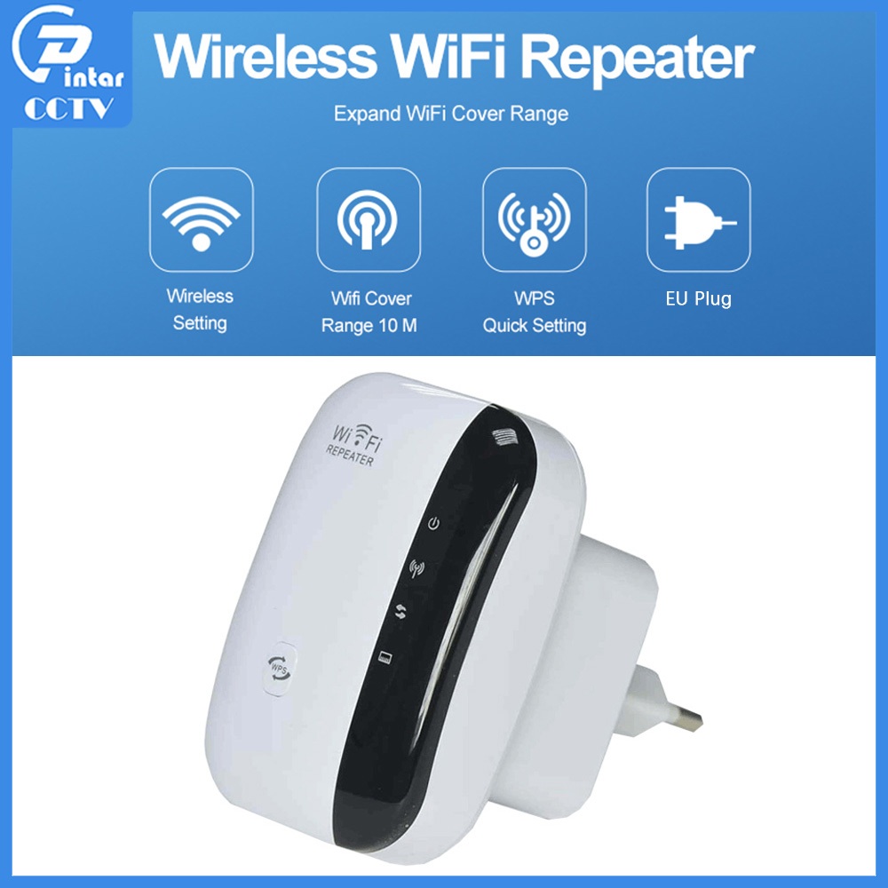 WiFi Router EU PLUG 300Mbps WPS Wireless WiFi Repeater AP Signal Boosters  Network Amplifier Extender