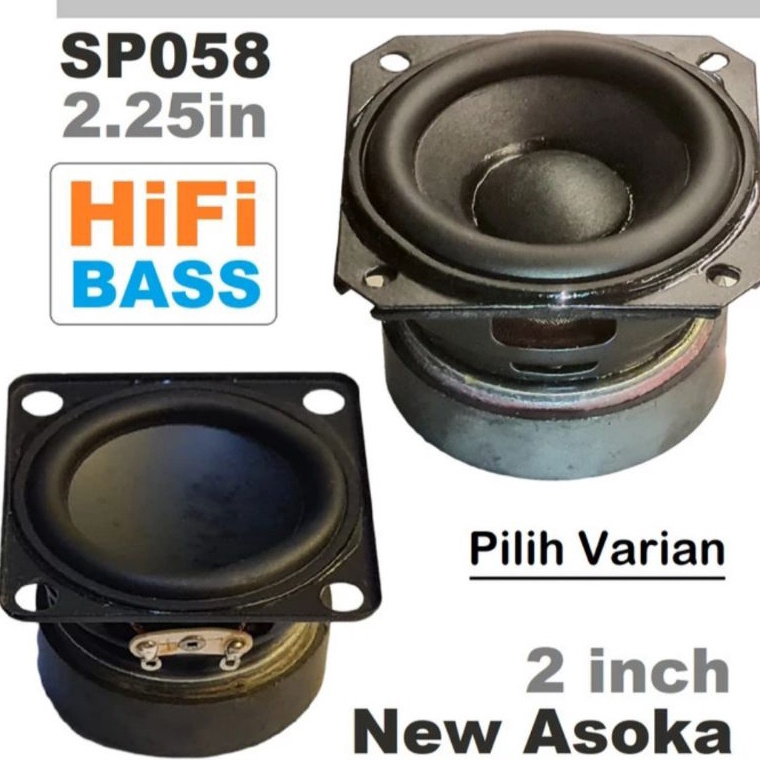 Jual Ready SPEAKER 2 INCH HIFI HIGH POWER MID WOOFER SUPER LOW BASS ...
