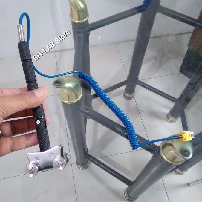 Jual Probe Roller Surface Wheel Thermometer Thermocouple Stainless ...
