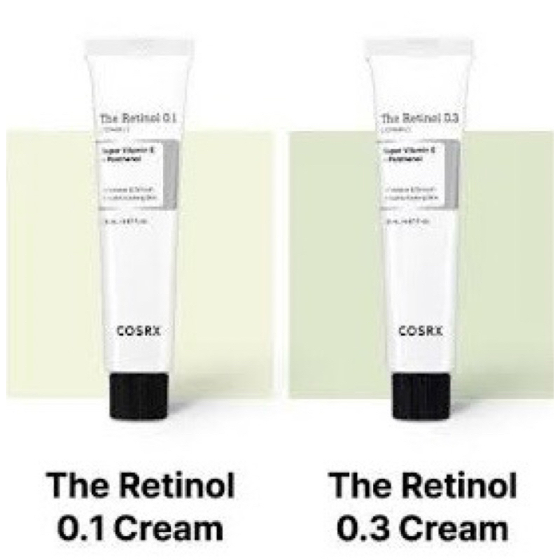 Jual cosrx the retinol 0.1 cream 20g | the retinol 0.3 20g | Shopee ...