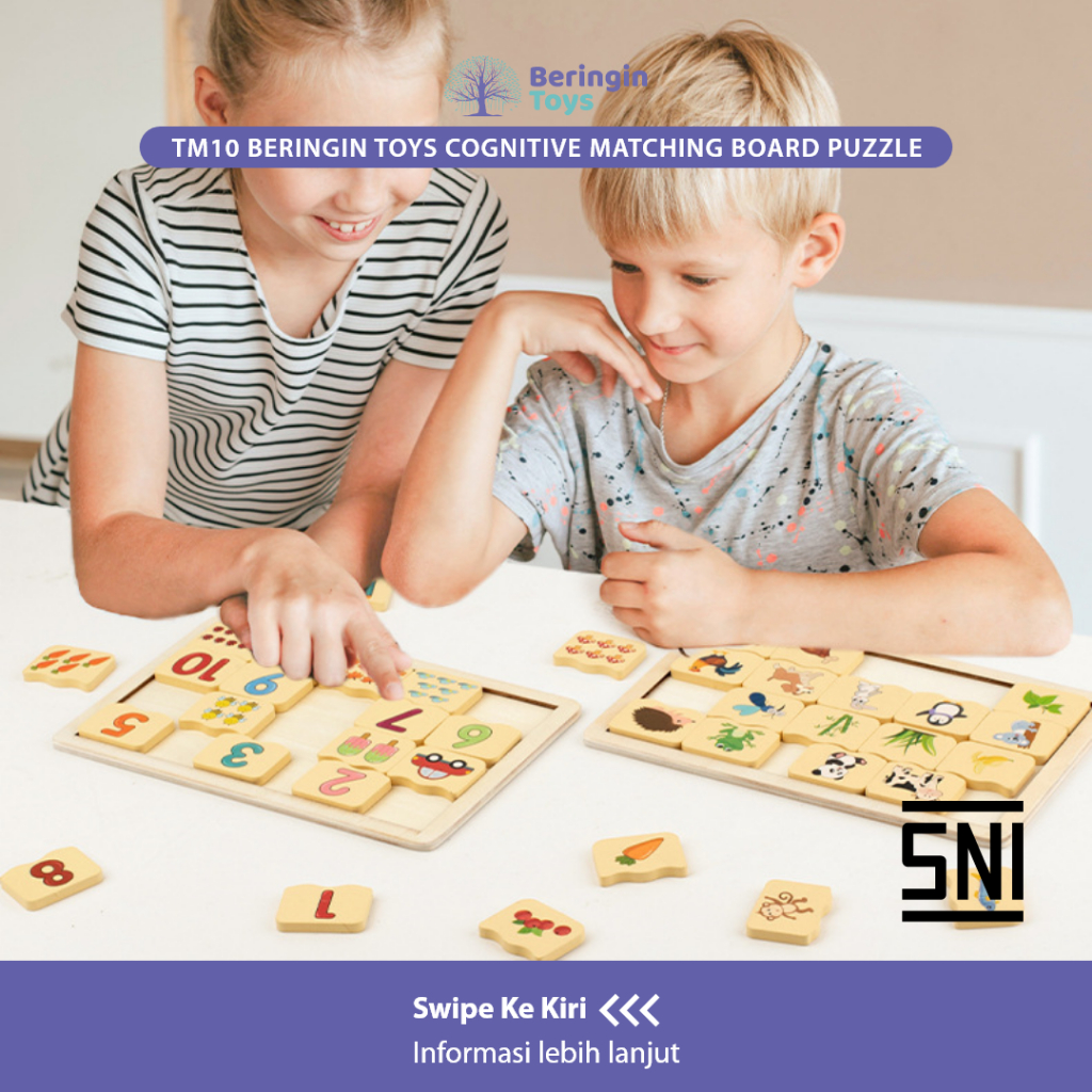 Jual Beringin Toys- Cognitive Matching Board Puzzle / Mainan Edukasi ...