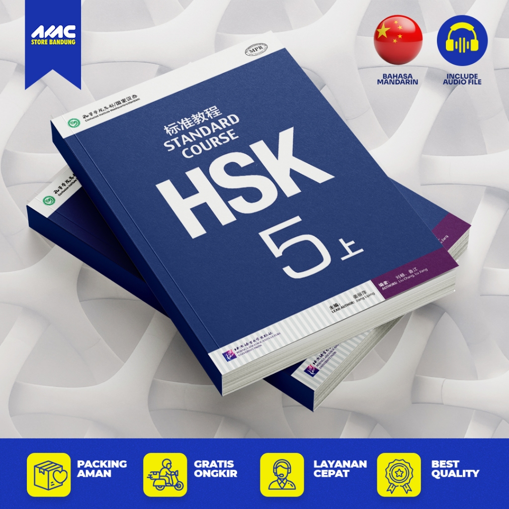 Jual Buku Belajar Bahasa Mandarin HSK 5A Dan 5B Standard Course ...