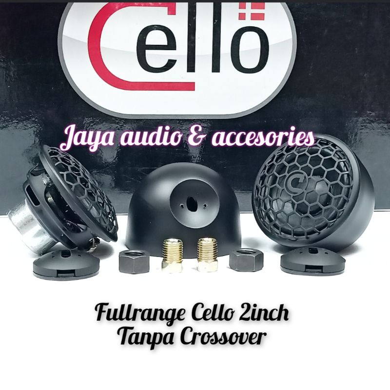 Jual Speaker Fullrange Cello Inch Plus Mounting Tanpa Crossover Shopee Indonesia