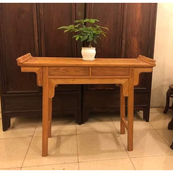 Jual Meja Altar Minimalis Jati Solid / Meja Sembahyang Kayu Jati