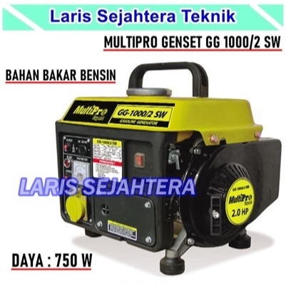 Jual Mesin Genset Listrik 750 Watt GG 1000/2 SW Gasoline Generator ...